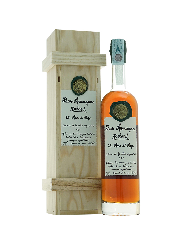 (0,50) 25 anni BAS ARMAGNAC Astuccio Legno/Delord