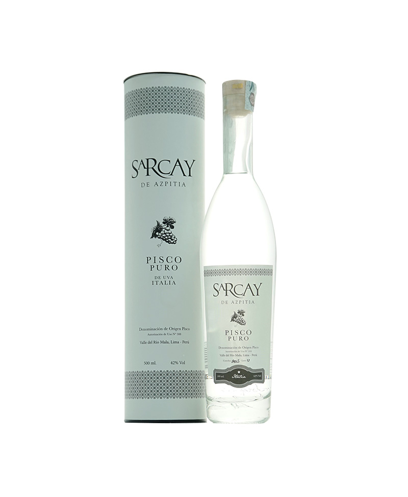 E FC (0,50) PISCO PREMIUM MOSTO VERDE ITALIA Astucciato/Sarcay de Azpitia