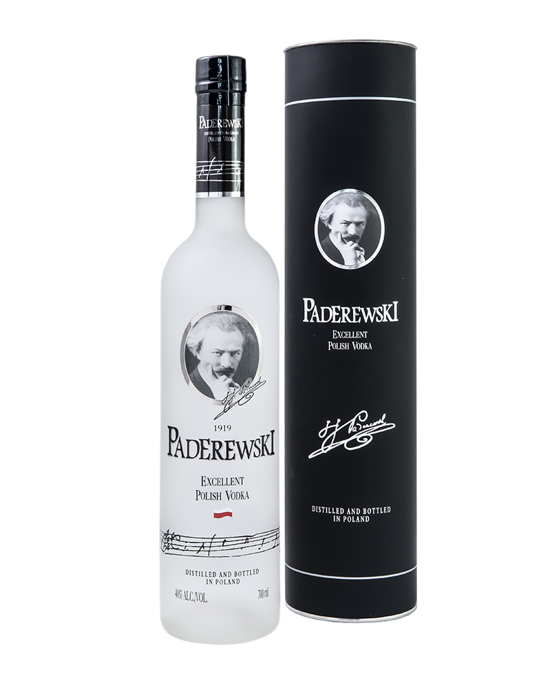 VODKA PADEREWSKI Astucciato/Polska Fabryka Wodek