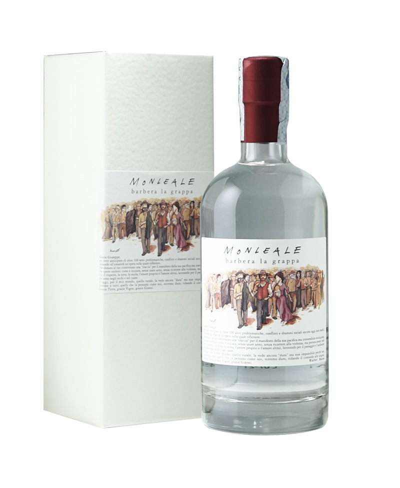 (0,500) Grappa MONLEALE Astucciato/Vigneti Massa