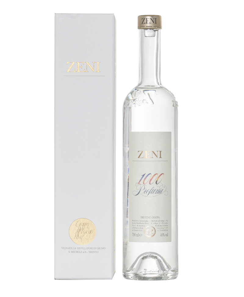 GRAPPA BIANCA MILLEPROFUMI Astucciata/Distilleria Zeni