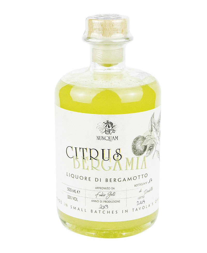 (0,500) CITRUS BERGAMIA Liquore di Bergamotto/Opificio Nunquam