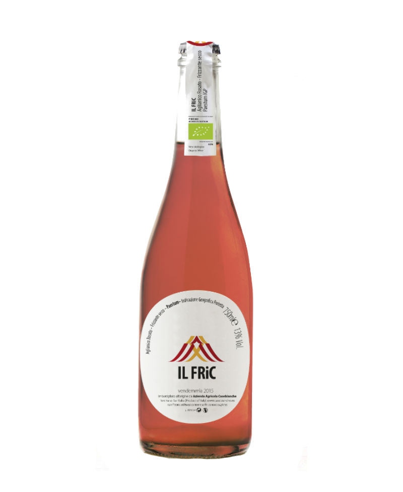 2021 AGLIANICO ROSATO PAESTUM Il Fric Frizzante Sui Lieviti M.F. BIO*/Casebianche
