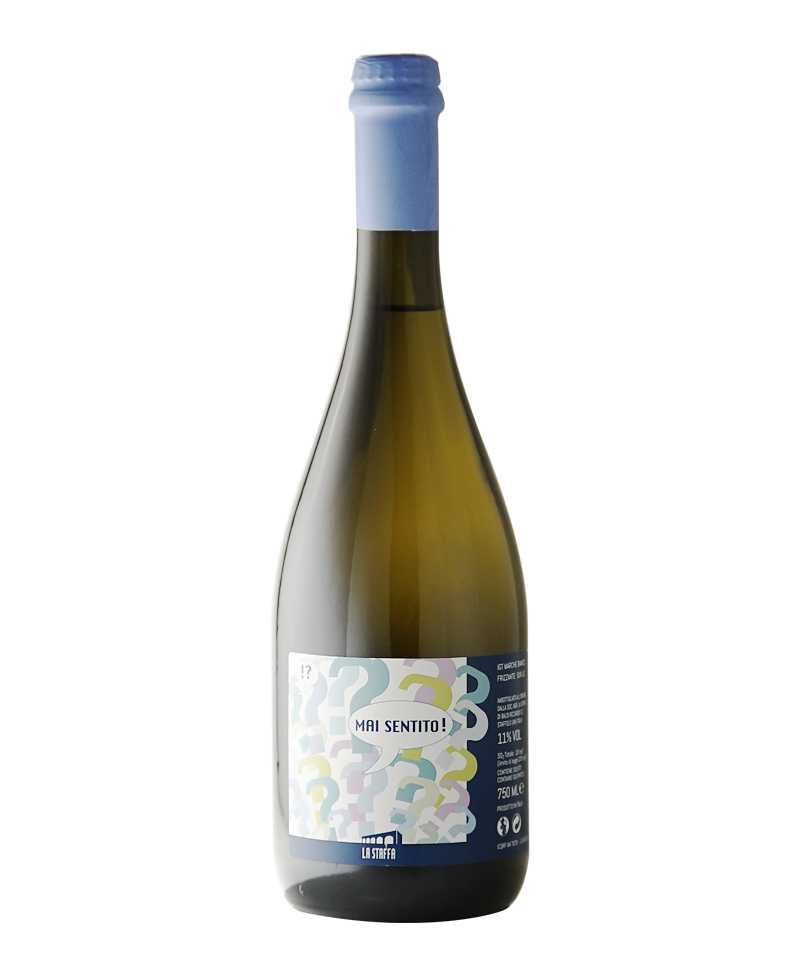 (1,500) !? MAI SENTITO! Frizzante Sui Lieviti M.F.Tappo Corona BIO*/La Staffa