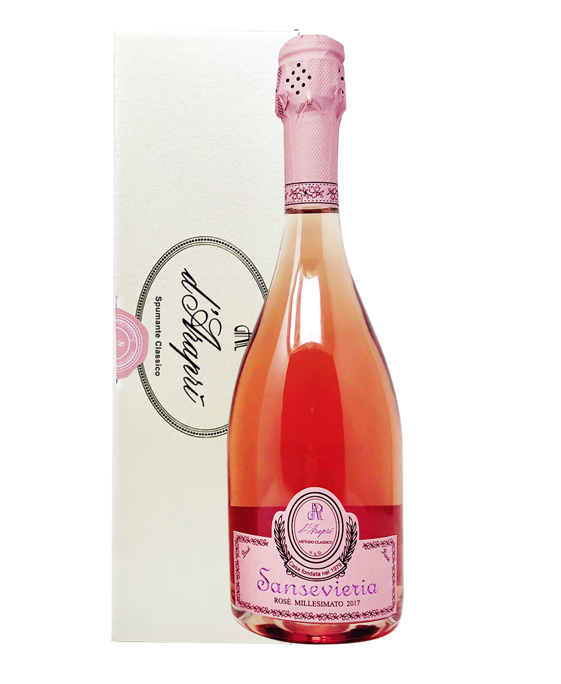 2019 NERO DI TROIA ROSE' BRUT Sansevieria M.C. Astucciato/D'Arapri'