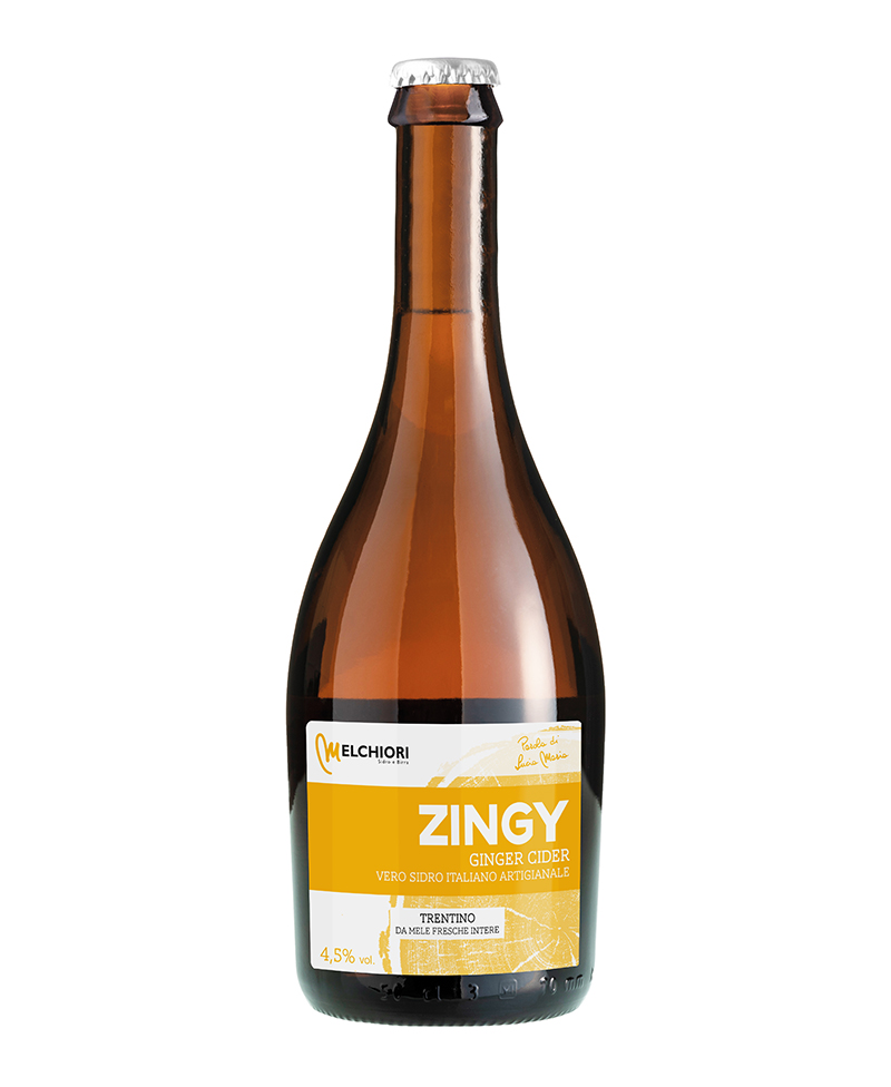(0,500) Zingy SIDRO DI MELA E ZENZERO Tappo corona BIO*/Melchiori