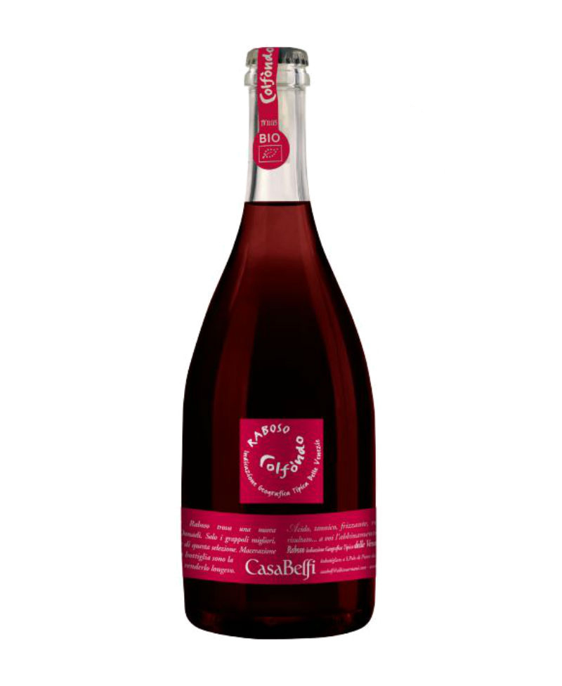 ROSSO NATURALMENTE FRIZZANTE Sui Lieviti M.F. B IO*/Casa Belfi