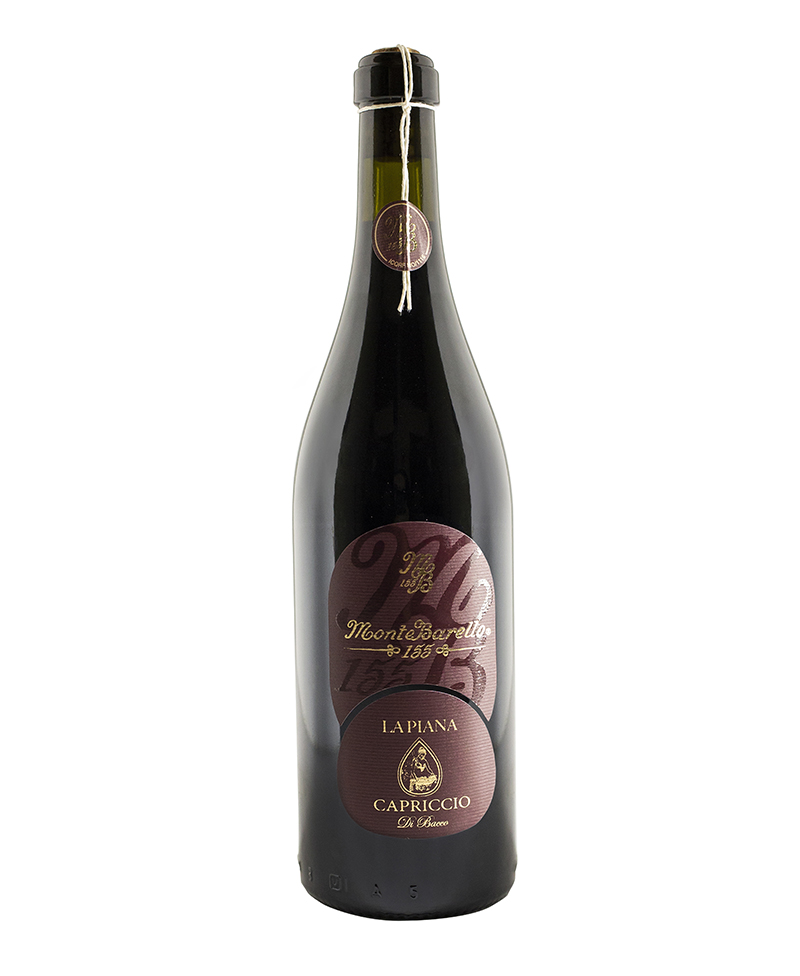 E Capriccio di Bacco MONTEBARELLO 155 LAMBRUSCO GRASPAROSSA DI CASTELVETRO BIO*/La Piana
