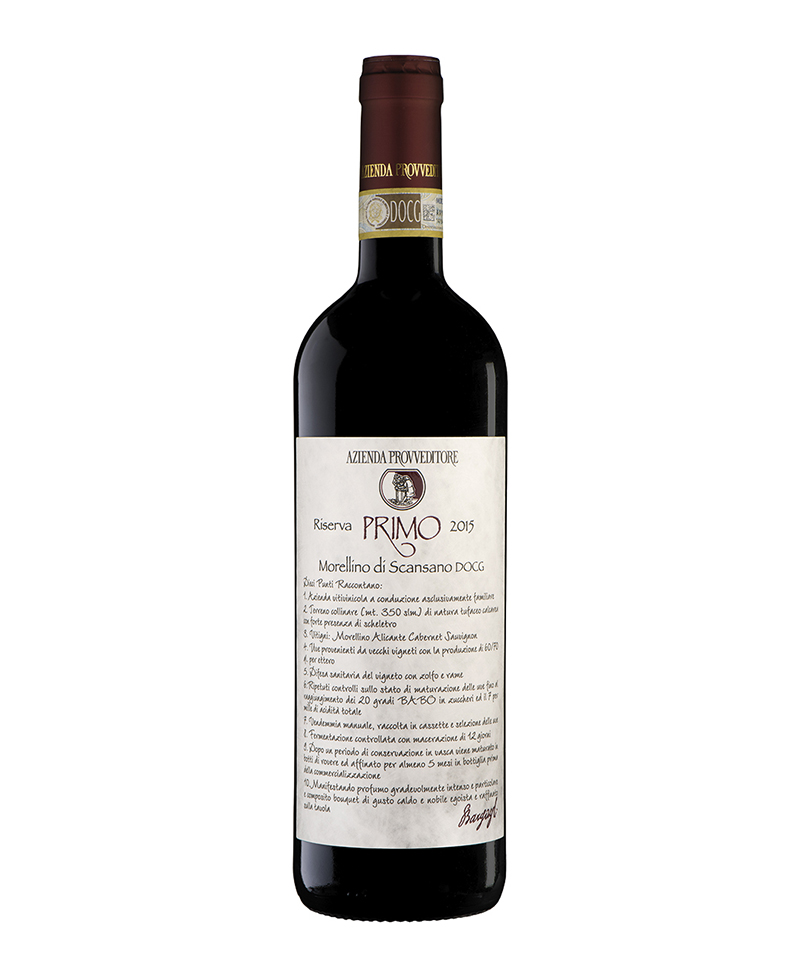 2016 Riserva Primo MORELLINO DI SCANSANO/Provveditore